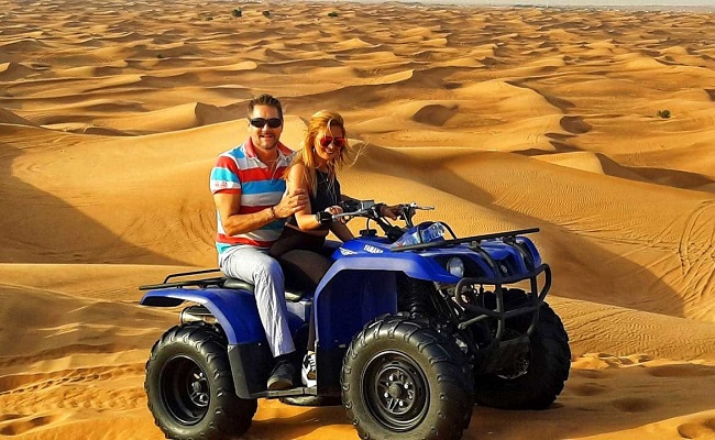 30 Minute Quad Bike Tour with Sunrise Desert Safari
