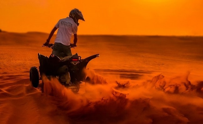 30 Minutes Quad Bike with Morning Desert Safari
